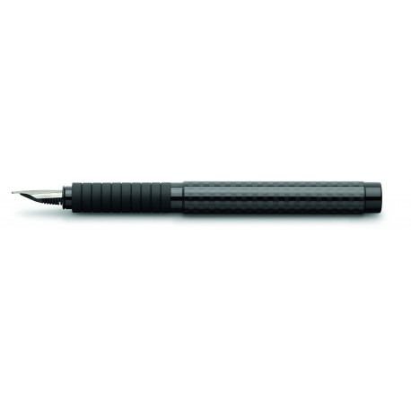 Faber-Castell 148821 Basic Black - Pluma estilogrfica carbono, plumn fino , color negro