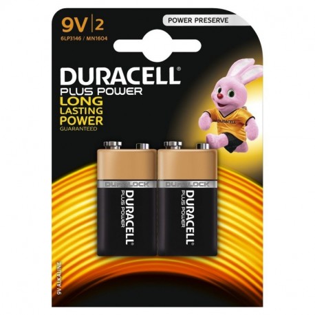 Duracell Plus Power - Pilas LR61 Alkaline, 9 V 