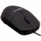 AmazonBasics - Ratón con 3 botones y cable USB, color negro