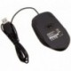 AmazonBasics - Ratón con 3 botones y cable USB, color negro