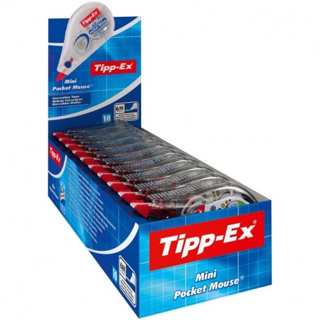 Tipp-Ex 892236 Cinta Correctora Tamaño 6 m, Pack de 10 uds.