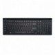 Kensington Advance Fit - Teclado USB, Oficina, Estándar, Derecho, Negro, Monótono 