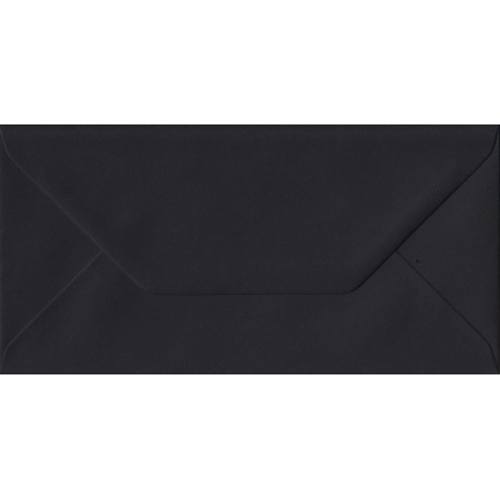 Premier Envelopes UK Premium Lot de 100 enveloppes à bande adhésive Noir 100 g/m² 110 x 220 mm