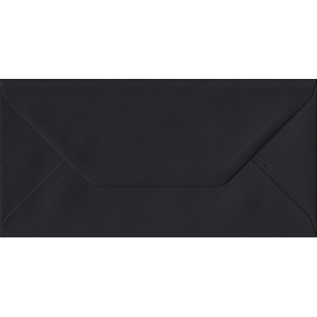 Premier Envelopes UK Premium Lot de 100 enveloppes à bande adhésive Noir 100 g/m² 110 x 220 mm