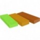 Post-it - Bloc de notas de papel reciclado 25 x 76 mm, 3 blocs con 100 hojas de cada color , color amarillo, marrón y verde
