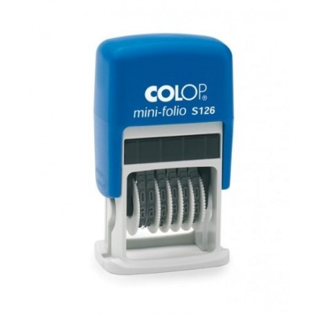 Colop S100.S126.1 - Numerador, 4 mm, 6 bandas