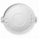 Rubbermaid Brute FG264560 - Tapa para cubo de basura FG264300, blanco