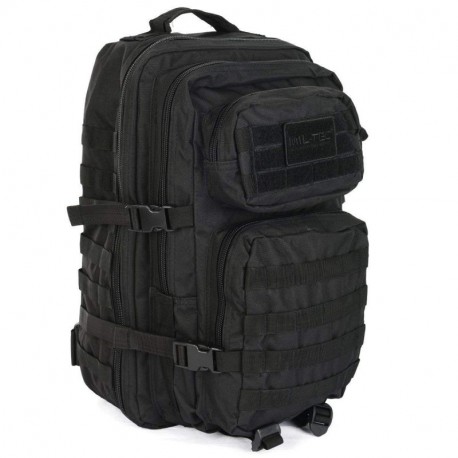 Pack de asalto MOLLE táctico con mochila de patrulla 36L, Negro