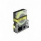 Epson LC4YBF9 - Cinta de etiquetas, color negro y amarillo fosforescente