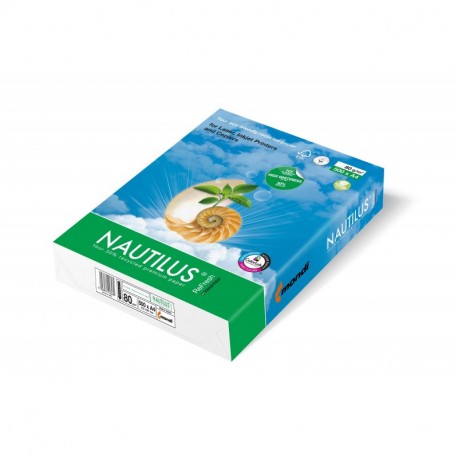 Mondi 88079114 Nautilus - Paquete de hojas A4, 500 unidades, 80 g/m², color blanco