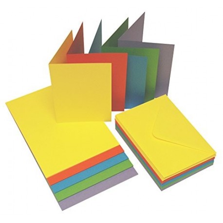 Craft UK 281 C6 tarjetas y sobres – brillante paquete de 50 