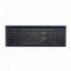 Kensington Advance Fit, IT - Teclado IT, USB, Oficina, Negro, Monótono 