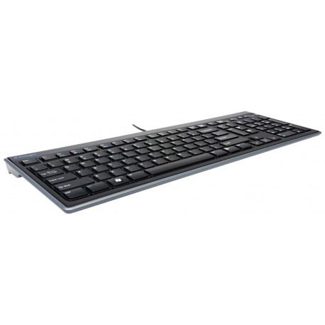 Kensington Advance Fit, IT - Teclado IT, USB, Oficina, Negro, Monótono 