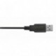 Trust 17591 - Auriculares de diadema cerrados con micrófono, USB, control remoto integrado color negro y plata