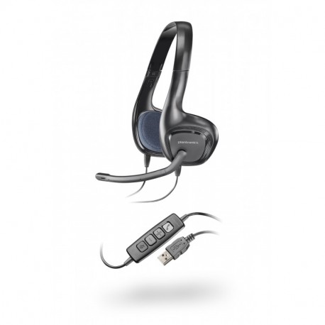 Plantronics 81960-15 - Auriculares de diadema abiertos USB, micrófono , color negro