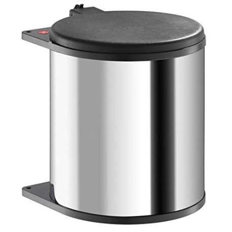 Hailo 371510 - Cubo de la basura acero inoxidable, 15 L 