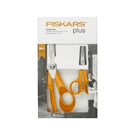 Fiskars 859893 - Juego de tijeras multiusos y tijeras de costura