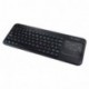 Logitech K400 - Teclado inalámbrico con touchpad QWERTY español , negro