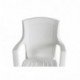 PRO GARDEN Progarden 8330005 - Silla resina ratán, respaldo alto, eden, color blanco