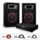 Electronic-Star DJ 12 Set de sonido profesional Altavoces + amplificador