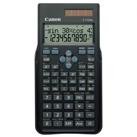 Canon F-715SG - Calculadora científica Solar y pilas negro