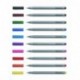 Faber-Castell 151620 - Estuche con 20 rotuladores de punta fina grip, multicolor