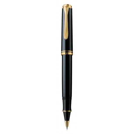 Pelikan Souveran 600 - Bolígrafo roller, color negro