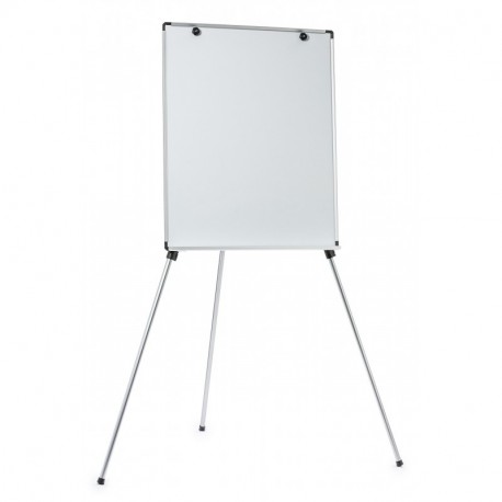 Pizarra blanca magnética ajustable y ligera con caballete, superficie de 58 cm x 89 cm