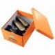 Leitz Caja de almacenamiento mediana A4, Naranja, Click and Store, 60440044