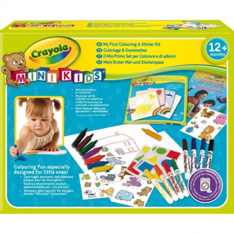 Crayola 10570 - Mi Primer Set De Colorear con Pegatinas