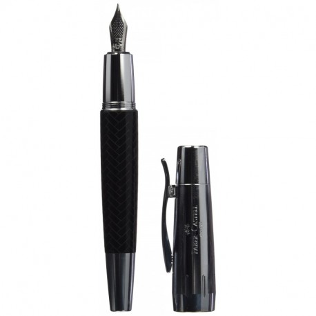 Faber-Castell 148242 E-motion - Pluma de resina trazo EF , color negro