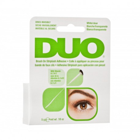 DUO Brush On Striplash Adhesive - White/Clear