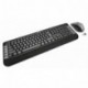 Trust Tecla - Pack de teclado y ratón inalámbrico para ordenador de sobremesa, Teclado QWERTY Español, negro
