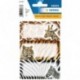 HERMA 5877 Nombre de cuaderno etiquetas para la Escuela, diseño africana Animales, formato 7,6 x 3,5 cm, contenido por paquet