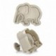 Staedter elefante repujado molde para galletas con expulsor, gris, 5,5 cm