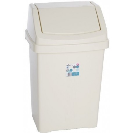 Robert Scott sbc50wh Swing cubo de basura, 50 L, color blanco