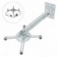 Cablematic - Soporte de Techo o Pared para proyector con mástil DE 27 cm a 54 cm Blanco