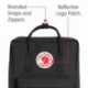 Fjällräven Kånken 23510, Mochilla Unisex, Negro Black , 16 L 38 x 27 x 13 cm 