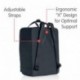 Fjällräven Kånken 23510, Mochilla Unisex, Negro Black , 16 L 38 x 27 x 13 cm 