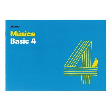 Additio Basic 4 – Cuaderno de música, color azul