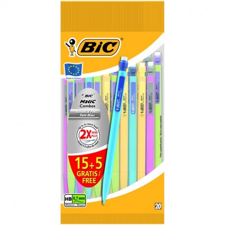 Bic 887109 - Minas para portaminas Paquete de 20 