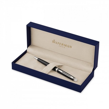 Waterman Hemisphere - Bolígrafo de bola en caja de regalo mecanismo de apertura de giro , color negro