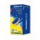 Pelikan Stick Pro - Pack de 20 bolígrafos, color azul