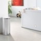 Brabantia Pedal Bin 478888 - Cubo de basura doméstico de acero inoxidable con pedal, 30 litros, color gris metalizado anti-hu