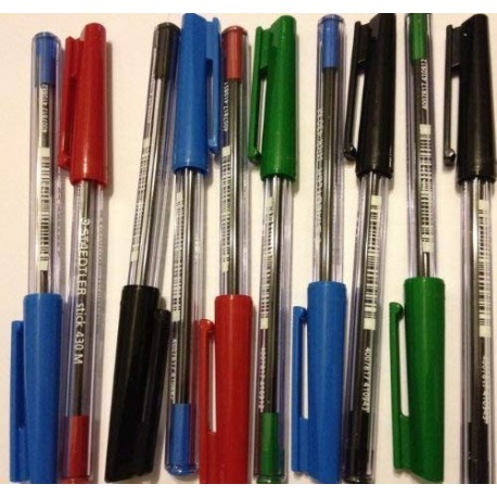STAEDTLER Stick 430 m bolígrafo medio x 10 diversos colores mezclados