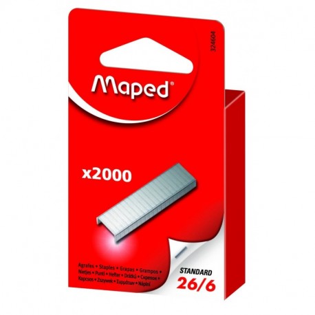 Grapas, de Maped 10 x 2000 N 26/6 x 2000