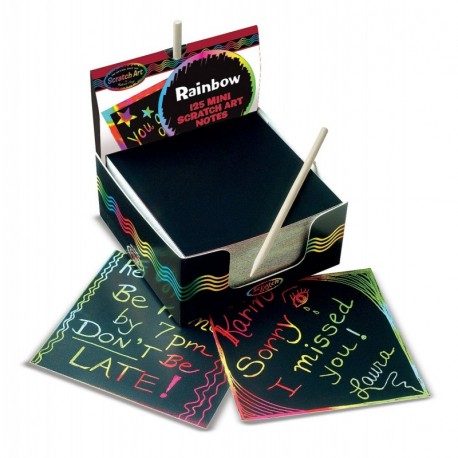 Melissa & Doug - Scratch Art, mini tarjetas para dibujar rayando 15945 