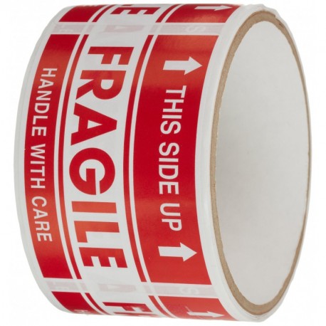 TapeCase SHIPLBL-043-50"Fragile, This Side Up" Etiqueta – 50 por paquete 1 paquete 