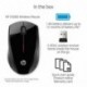 HP H2C22AA - Mouse optico inalambrico x3000, USB, 1200 dpi gris metãllico negro brillante