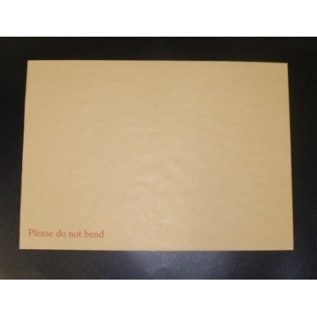 Lot de 10 enveloppes dos carton rigide format C3/A3 457 x 324 mm avec inscription « Please Do Not Bend »